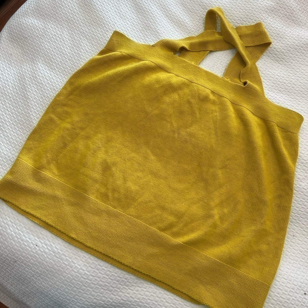 Loft Crisscross Yellow Top